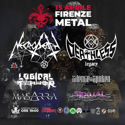 Firenze Metal - Necrodeath + Deathless Legacy + Guests