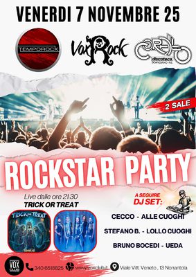 “ROCKSTAR” special guest Trick or Treat live