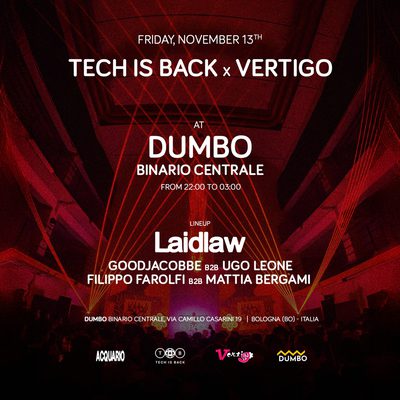 TECH IS BACK meets VERTIGO w/ LAIDLAW